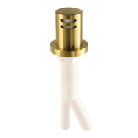 Thumbnail for Kingston Brass KA821BB Trimscape Dishwasher Air Gap, Brushed Brass - BNGBath