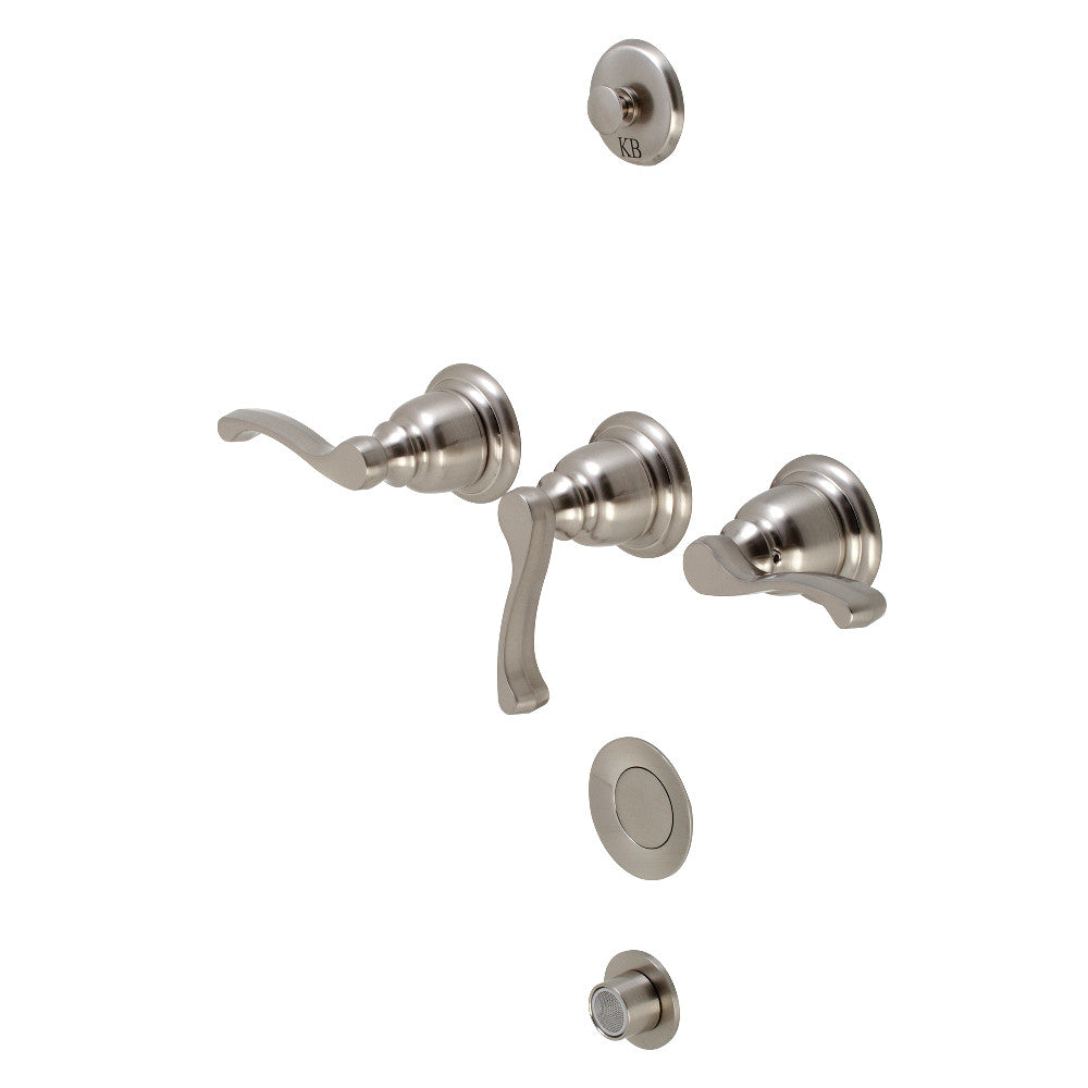 Kingston Brass KB328FL Bidet Faucet, Brushed Nickel - BNGBath