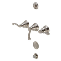 Thumbnail for Kingston Brass KB328FL Bidet Faucet, Brushed Nickel - BNGBath