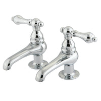 Thumbnail for Kingston Brass KS3201AL Restoration Basin Tap Faucet, Polished Chrome - BNGBath