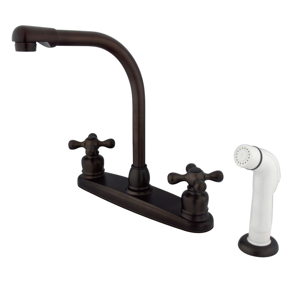 Kingston Brass GKB715AX Victorian Centerset Kitchen Faucet, Oil Rubbed Bronze - BNGBath