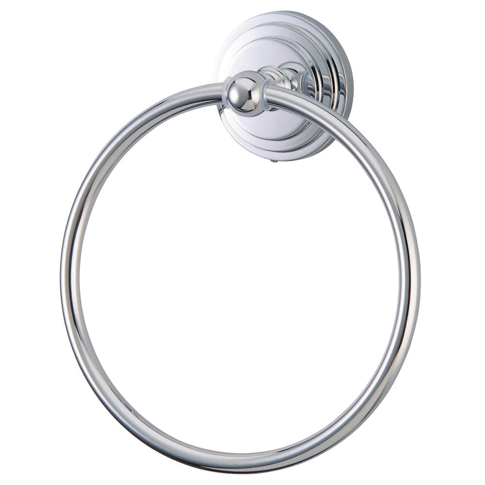 Kingston Brass BA2714C Milano Towel Ring, Polished Chrome - BNGBath