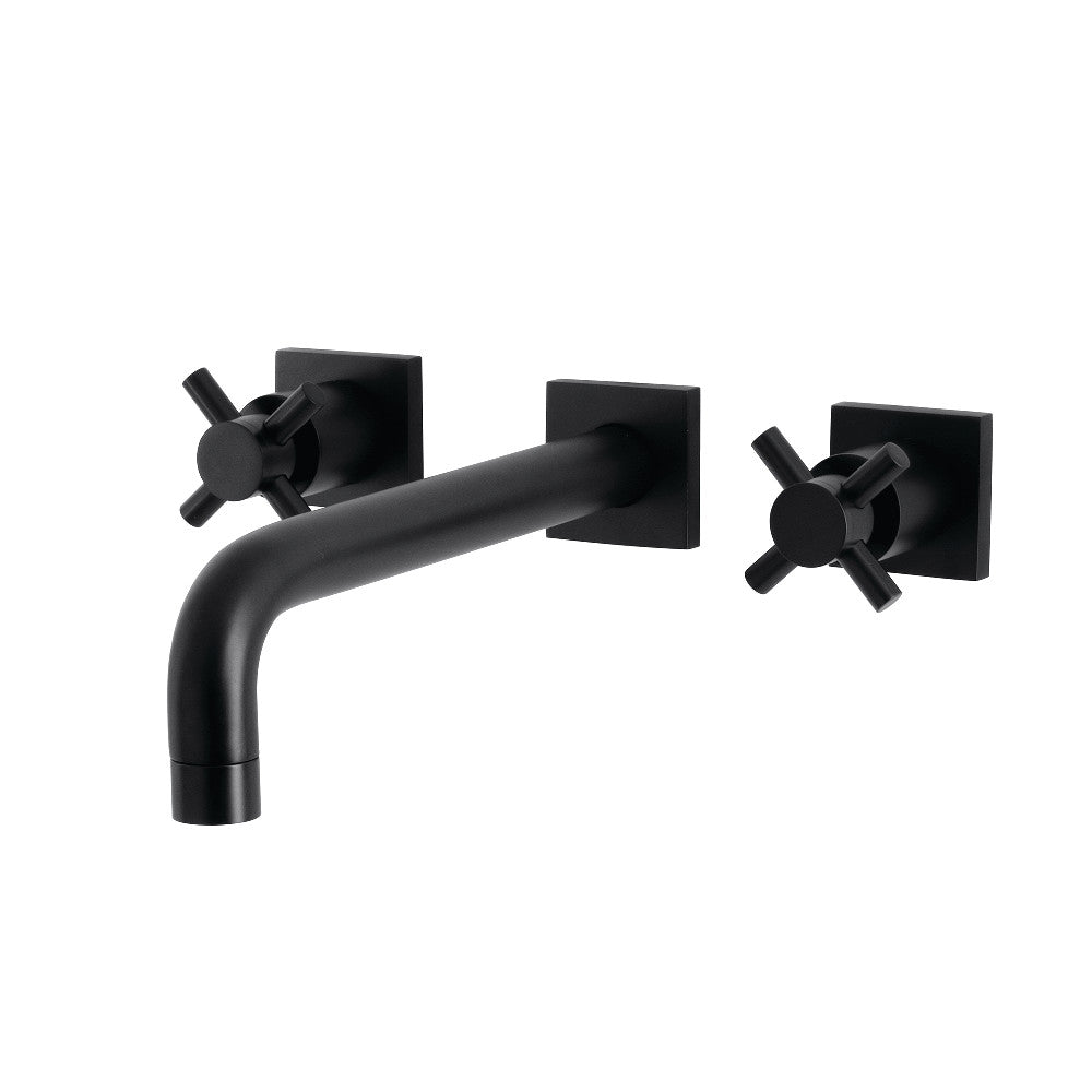 Kingston Brass KS6020DX Concord Wall Mount Tub Faucet, Matte Black - BNGBath