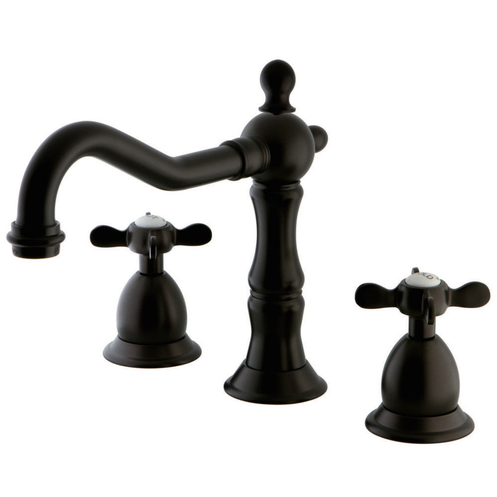 Kingston Brass KS1975BEX 8 in. Widespread Bathroom Faucet, Oil Rubbed Bronze - BNGBath