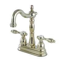 Thumbnail for Kingston Brass KB1492TAL Tudor Two-Handle Bar Faucet, Polished Brass - BNGBath