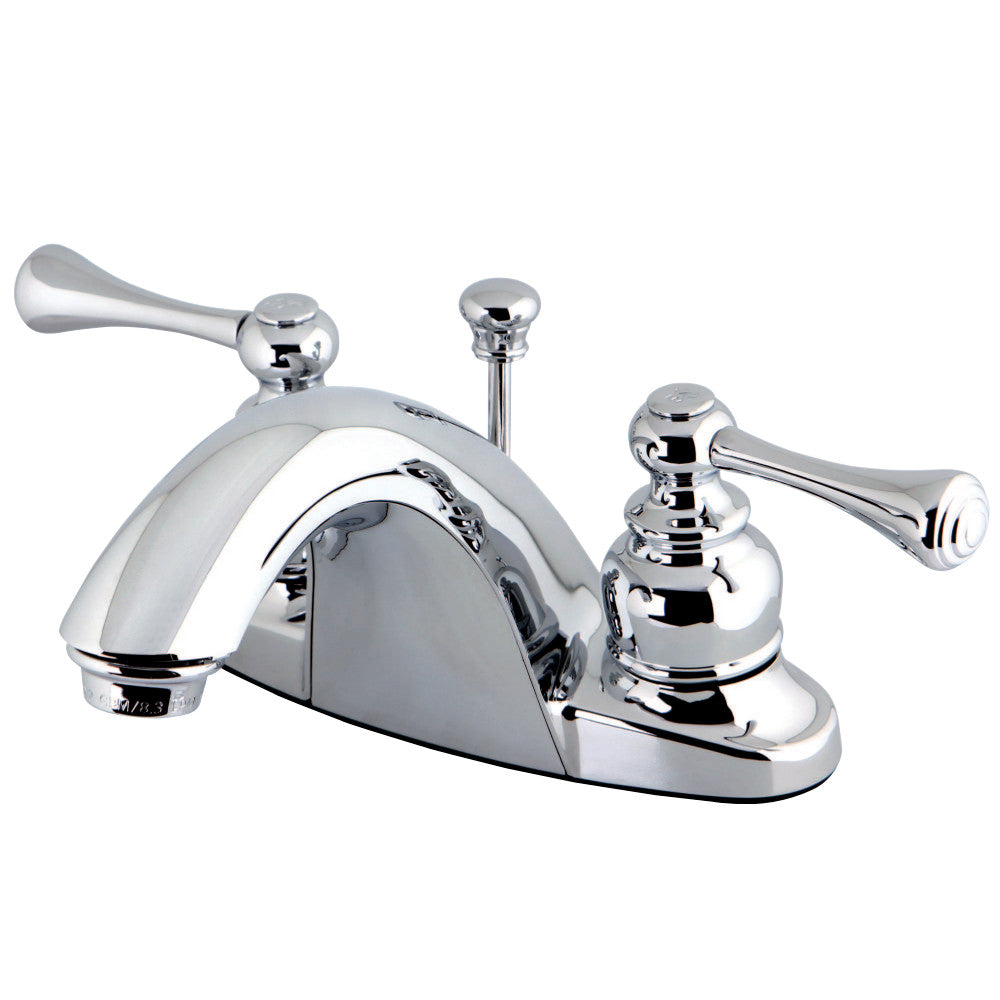 Kingston Brass GKB7641BL 4 in. Centerset Bathroom Faucet, Polished Chrome - BNGBath