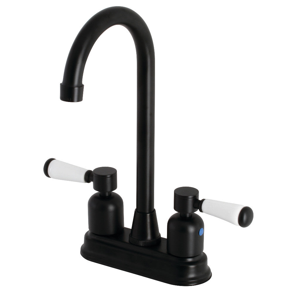 Kingston Brass KB8490DPL Paris Bar Faucet, Matte Black - BNGBath