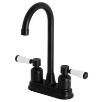 Thumbnail for Kingston Brass KB8490DPL Paris Bar Faucet, Matte Black - BNGBath