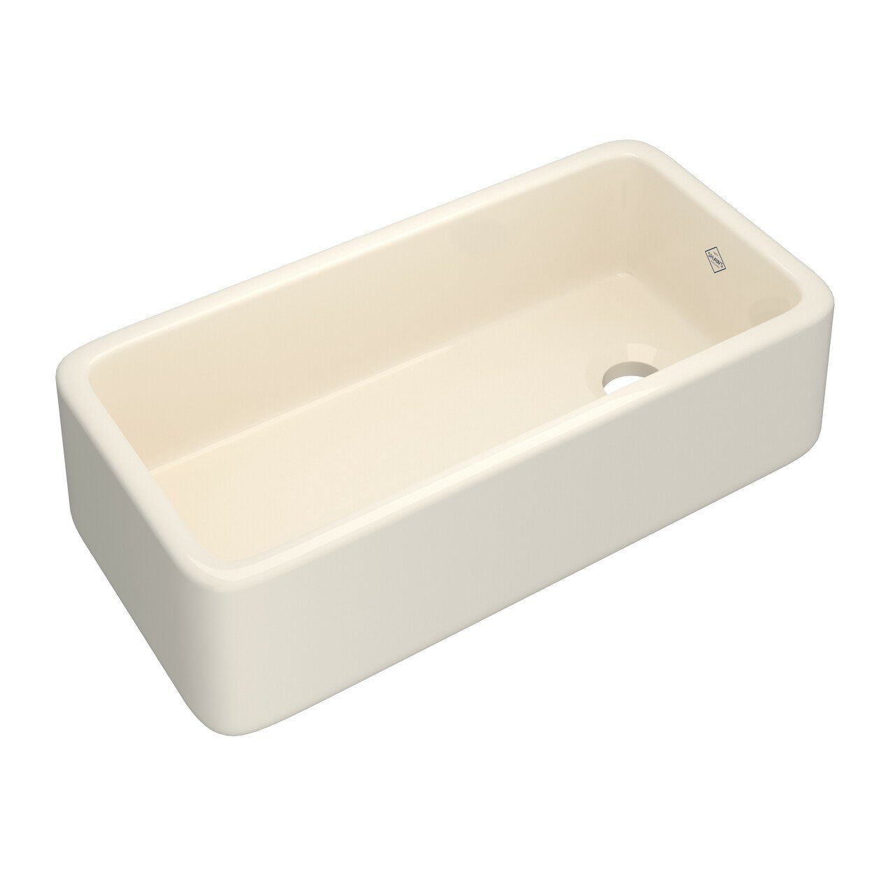 Shaws Original Lancaster Single Bowl Farmhouse Apron Front Fireclay Kitchen Sink - BNGBath