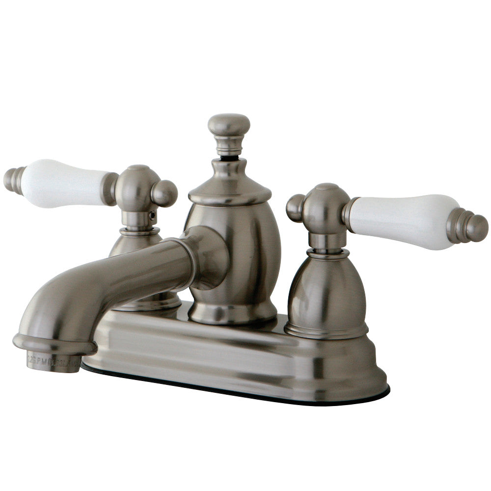 Kingston Brass KS7008PL 4 in. Centerset Bathroom Faucet, Brushed Nickel - BNGBath