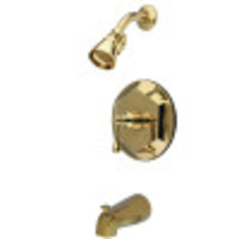 Kingston Brass KB4632BL English Vintage Tub with Shower Faucet, Polished Brass - BNGBath