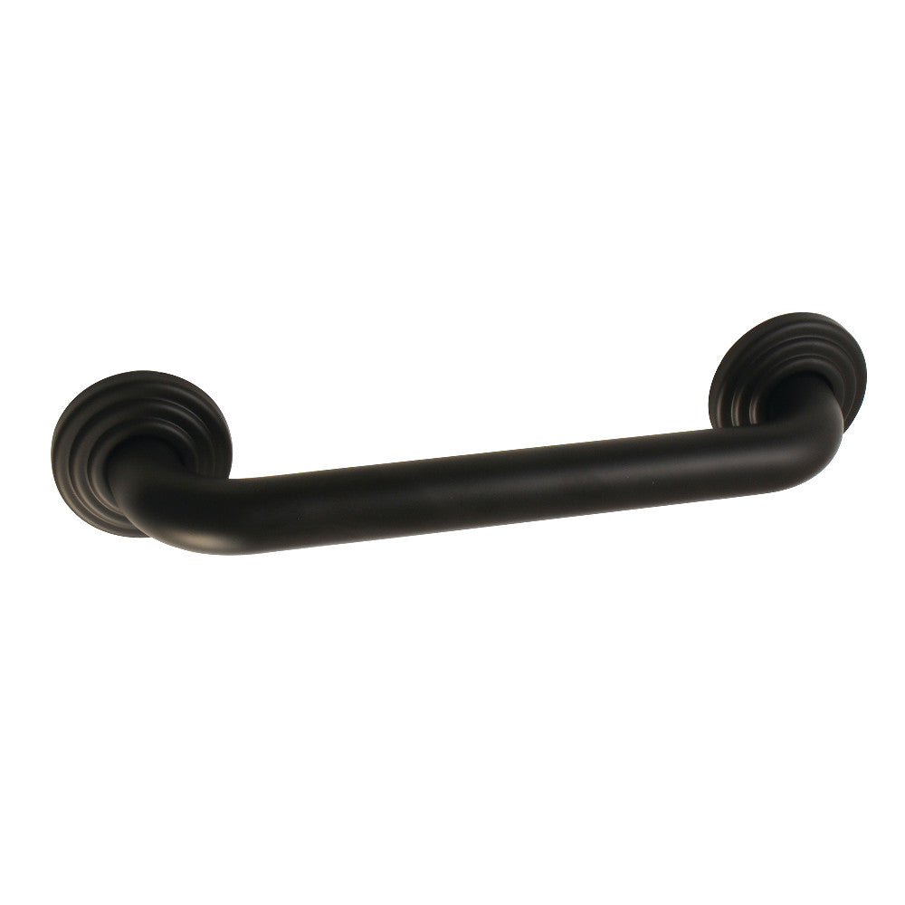 Kingston Brass DR314120 Restoration 12-Inch Decorative 1-1/4-Inch OD Grab Bar, Matte Black - BNGBath