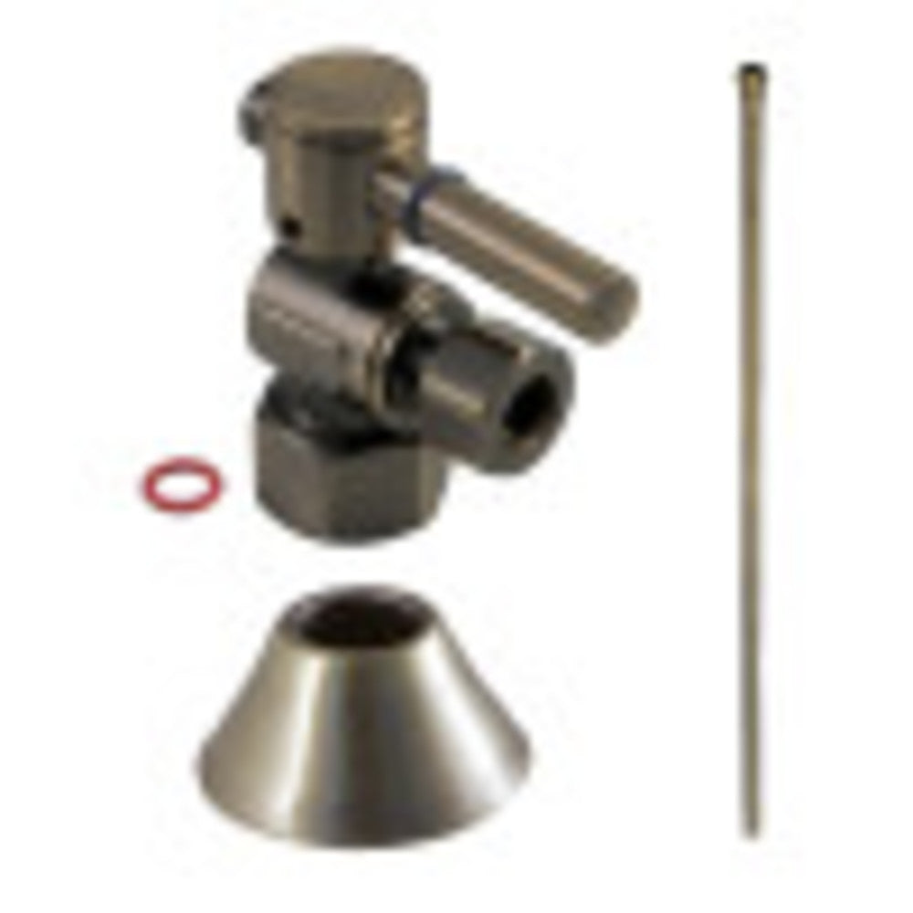 Kingston Brass CC43103DLTKB30 Modern Plumbing Toilet Trim Kit, Antique Brass - BNGBath