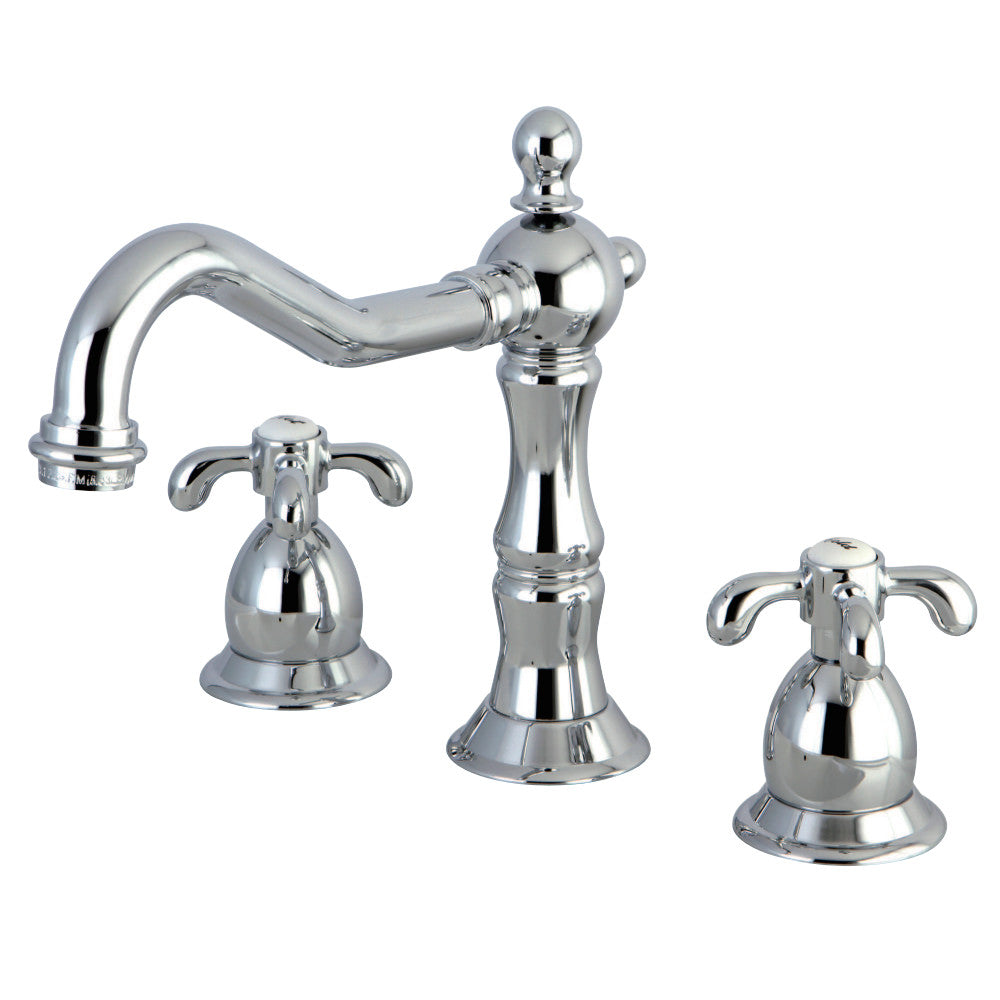 Kingston Brass KS1971TX 8 in. Widespread Bathroom Faucet, Polished Chrome - BNGBath