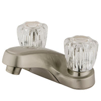 Thumbnail for Kingston Brass KB168LP 4 in. Centerset Bathroom Faucet, Brushed Nickel - BNGBath