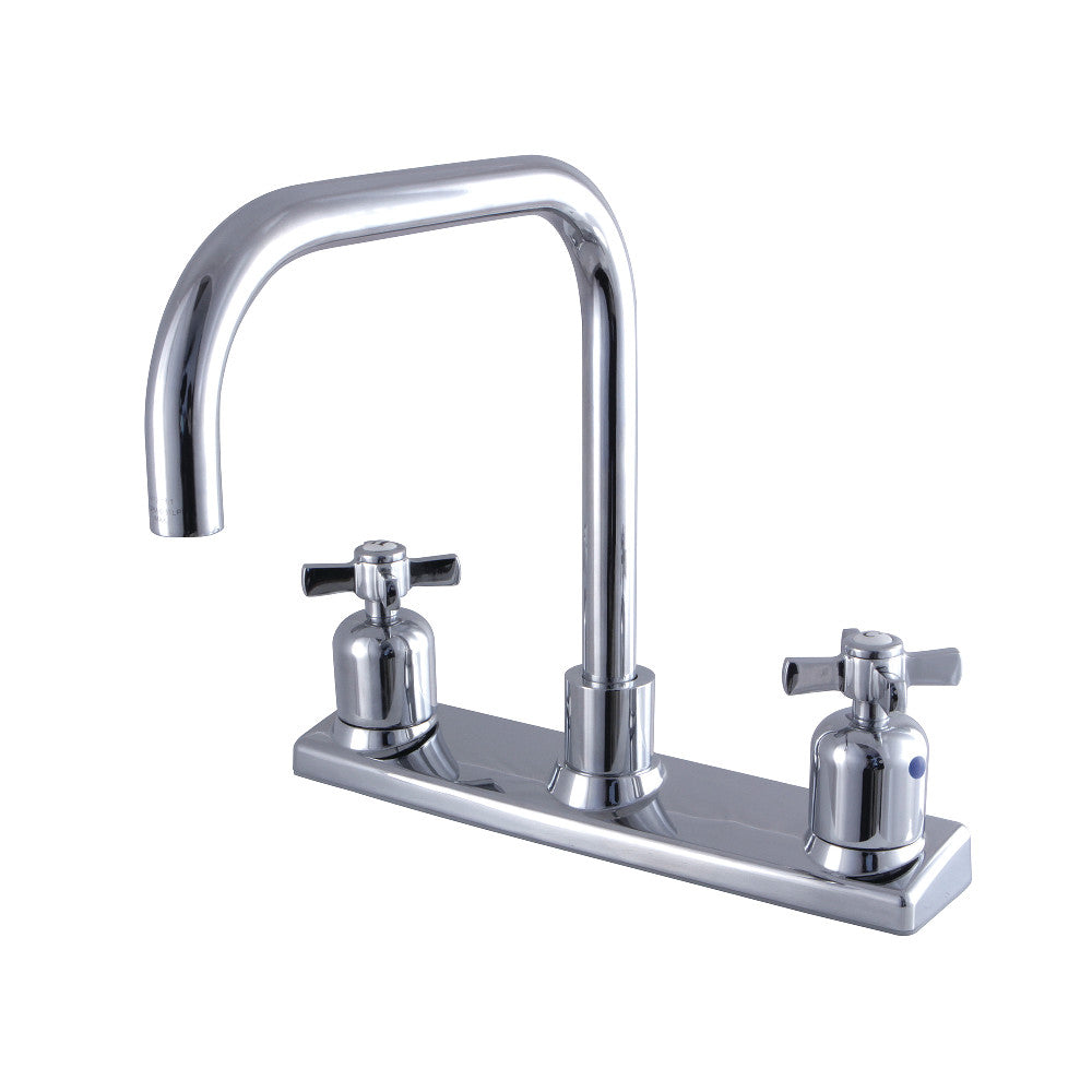 Kingston Brass FB2141ZX Millennium 8-Inch Centerset Kitchen Faucet, Polished Chrome - BNGBath