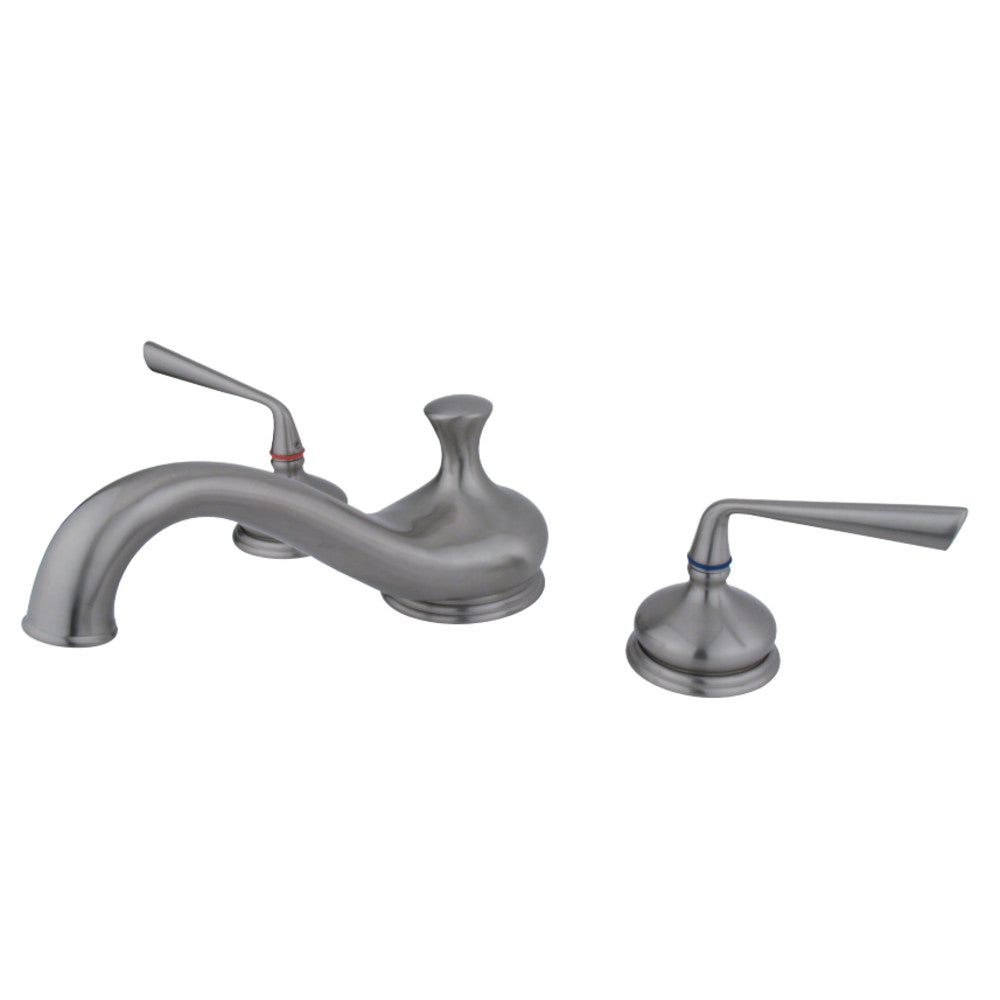 Kingston Brass KS3338ZL Silver Sage Roman Tub Faucet, Brushed Nickel - BNGBath