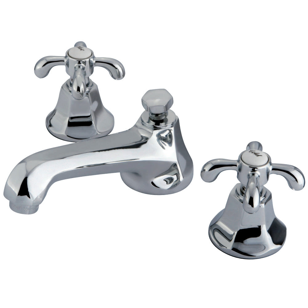 Kingston Brass KS4461TX 8 in. Widespread Bathroom Faucet, Polished Chrome - BNGBath