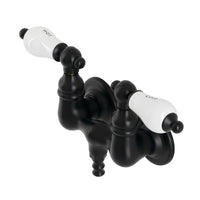 Thumbnail for Aqua Vintage AE33T0 Vintage 3-3/8 Inch Wall Mount Tub Faucet, Matte Black - BNGBath