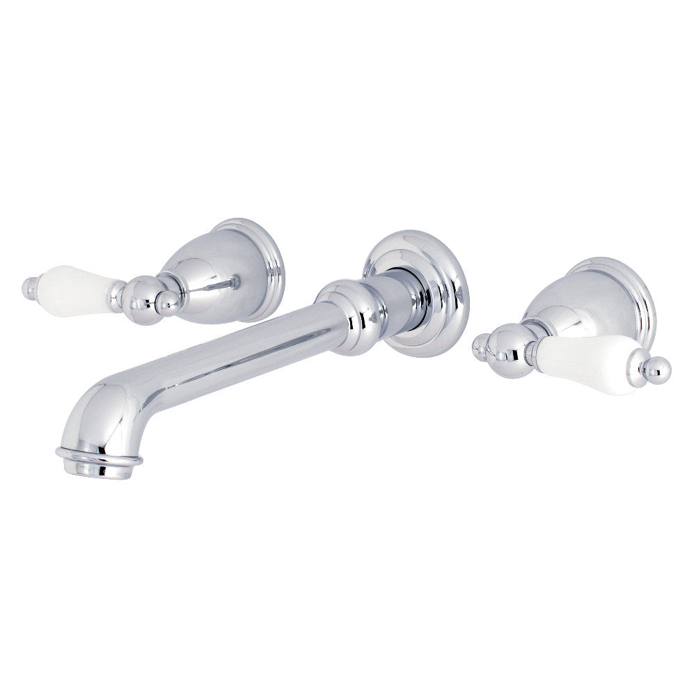 Kingston Brass KS7021PL English Vintage Wall Mount Roman Tub Faucet, Polished Chrome - BNGBath