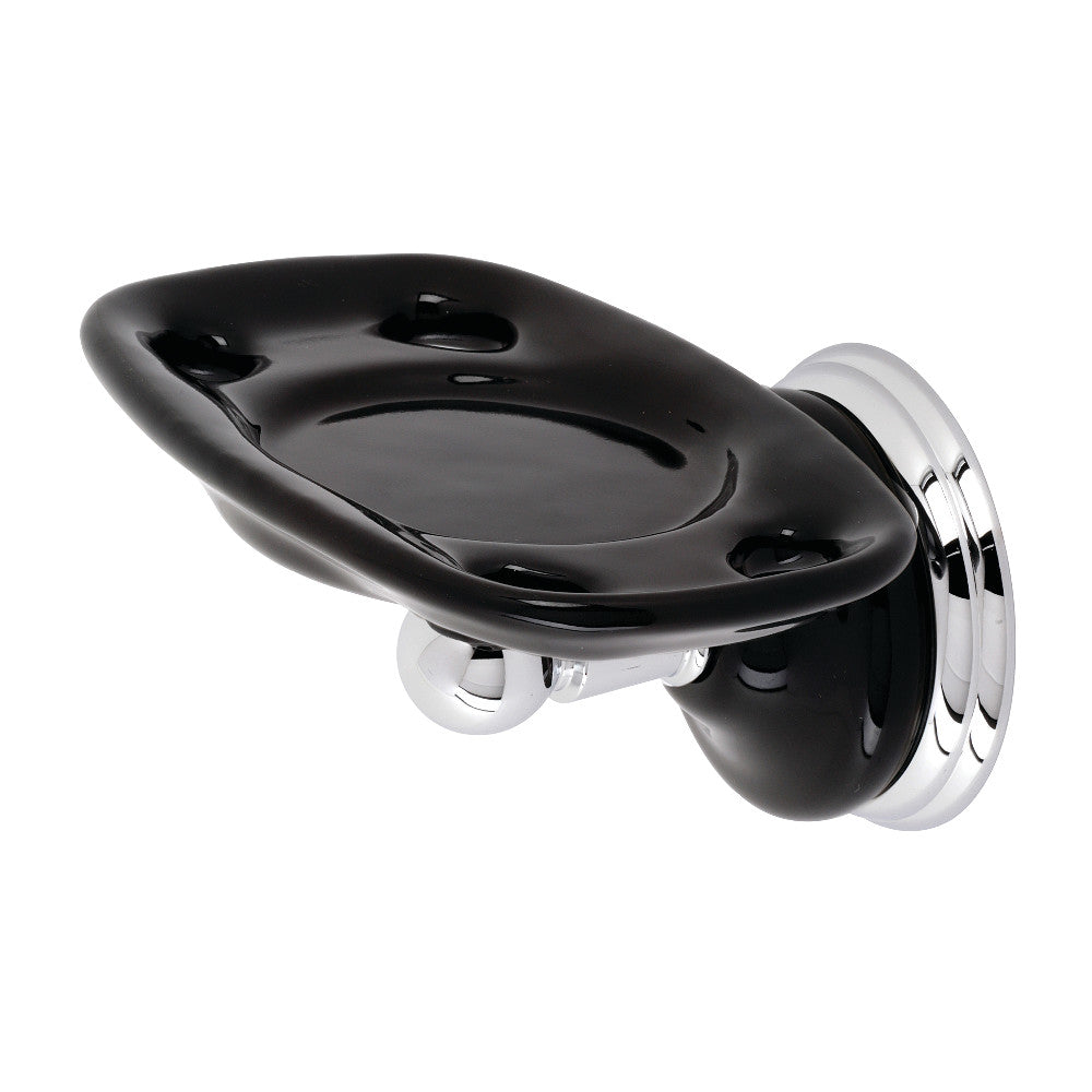 Kingston Brass BA9115C Water Onyx Soap Dish Holder, Polished Chrome - BNGBath