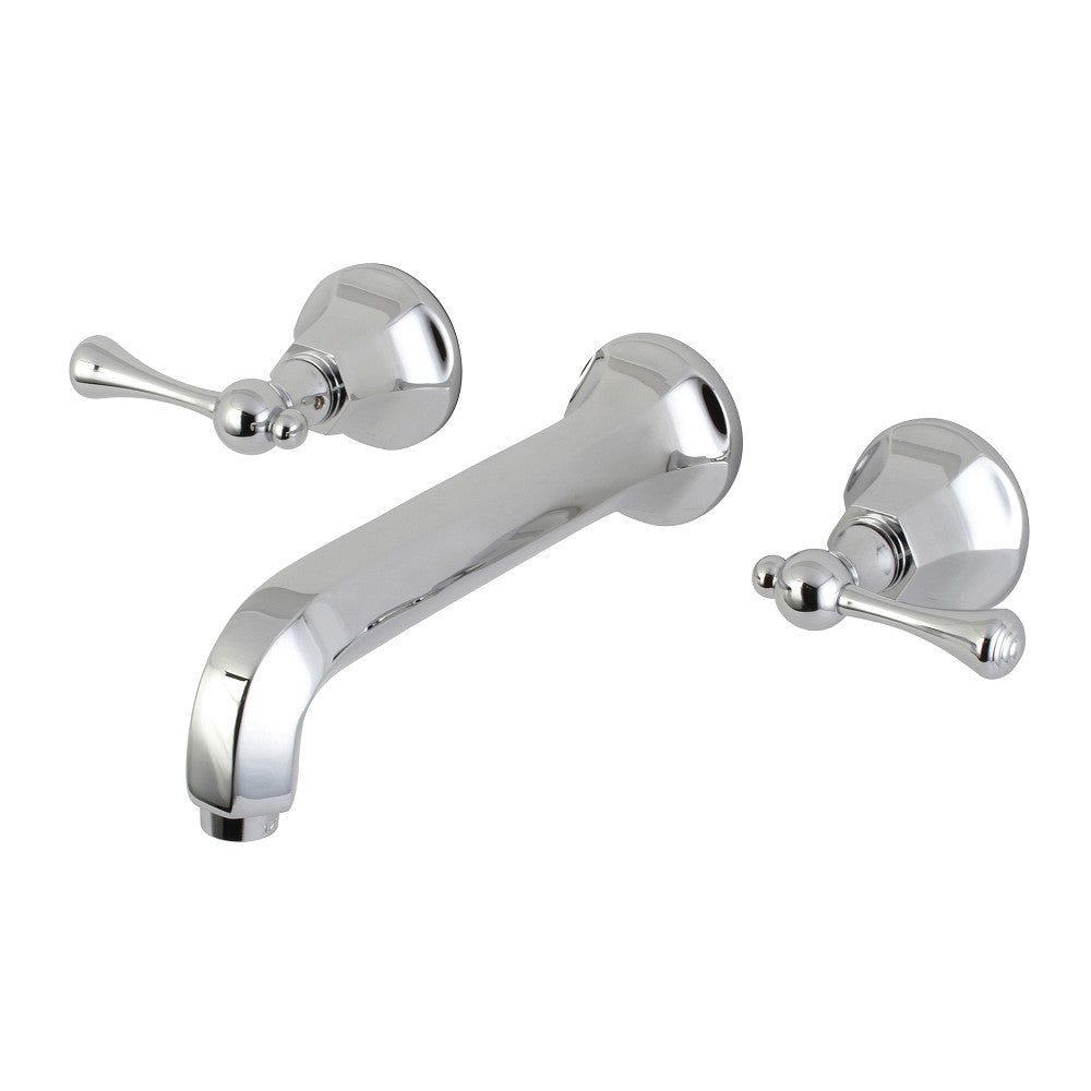 Kingston Brass KS4121BL Wall Mount Bathroom Faucet, Polished Chrome - BNGBath