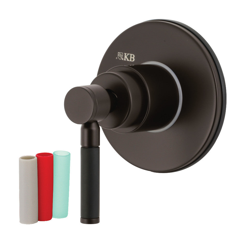 Kingston Brass KS3035DKL Kaiser 3-Way Diverter Valve with Trim Kit, Oil Rubbed Bronze - BNGBath