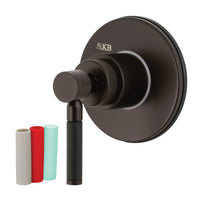 Thumbnail for Kingston Brass KS3035DKL Kaiser 3-Way Diverter Valve with Trim Kit, Oil Rubbed Bronze - BNGBath