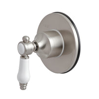 Thumbnail for Kingston Brass KS3038BPL Bel-Air 3-Way Diverter Valve with Trim Kit, Brushed Nickel - BNGBath