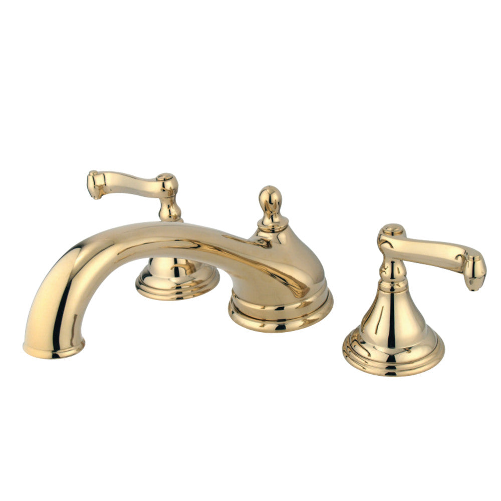 Kingston Brass KS5532FL Royale Roman Tub Faucet, Polished Brass - BNGBath