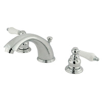 Thumbnail for Kingston Brass KB971B Widespread Bathroom Faucet, Polished Chrome - BNGBath