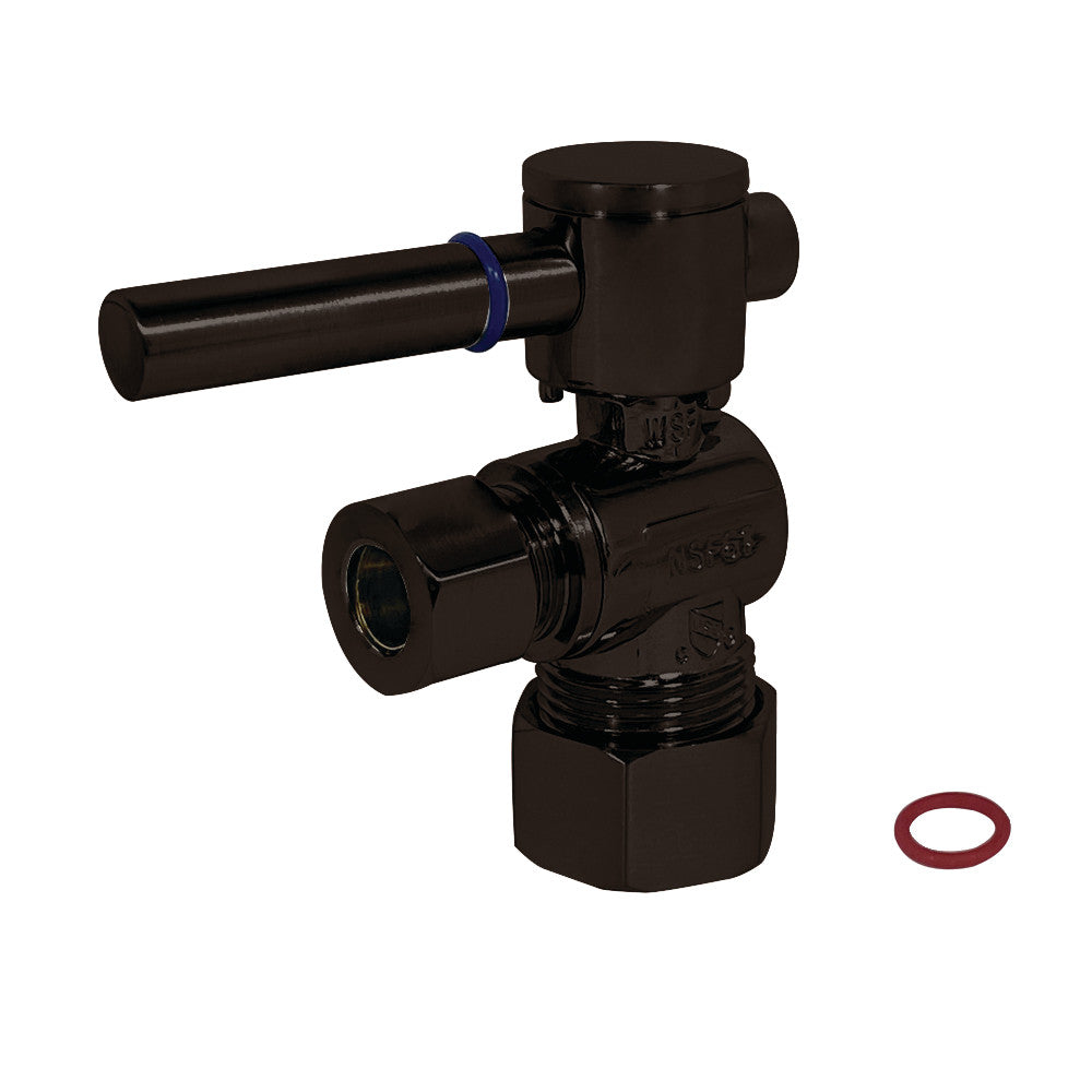 Kingston Brass CC53305DL Quarter Turn Valve (5/8" X 3/8" OD Compression), Oil Rubbed Bronze - BNGBath