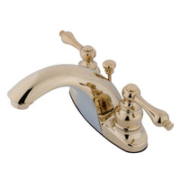 Thumbnail for Kingston Brass GKB7642AL 4 in. Centerset Bathroom Faucet, Polished Brass - BNGBath