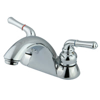 Thumbnail for Kingston Brass KB2621LP 4 in. Centerset Bathroom Faucet, Polished Chrome - BNGBath