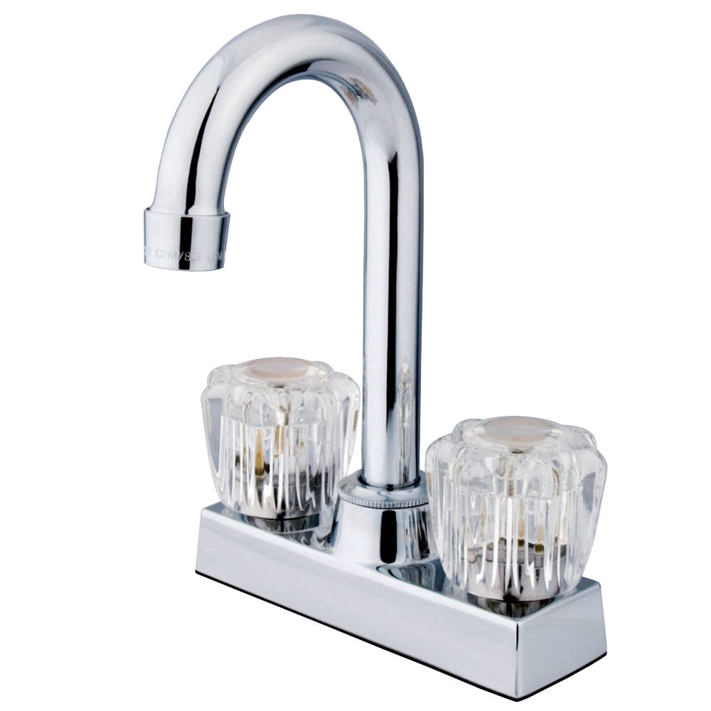 Kingston Brass KB461 Vista 4" Bar Faucet, Polished Chrome - BNGBath