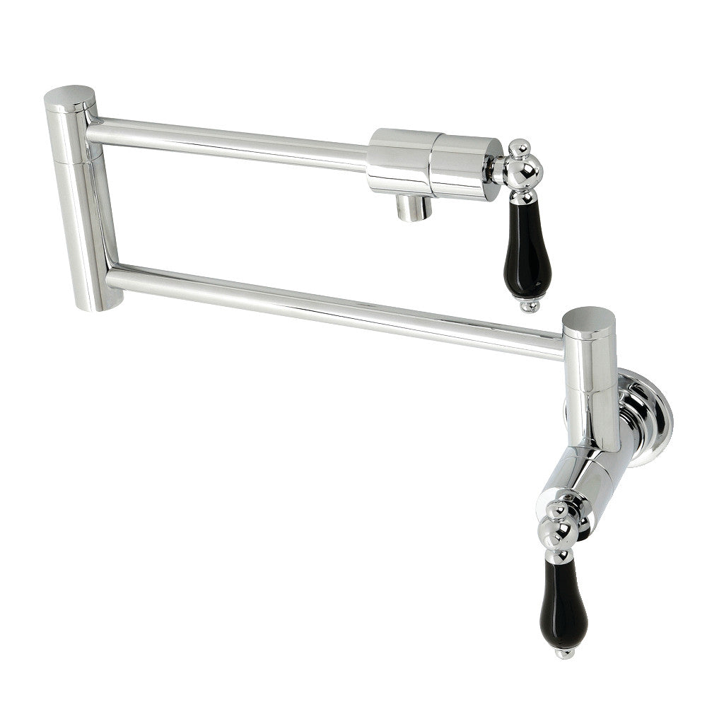 Kingston Brass KS4101PKL Duchess Wall Mount Pot Filler, Polished Chrome - BNGBath