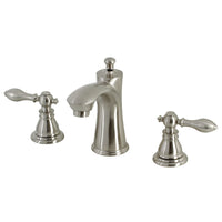 Thumbnail for Kingston Brass KB7968ACL American Classic Widespread Bathroom Faucet with Retail Pop-Up, Brushed Nickel - BNGBath