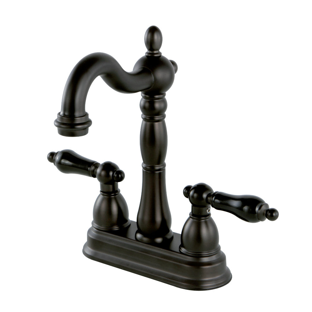 Kingston Brass KB1495PKL Duchess Two-Handle Bar Faucet, Oil Rubbed Bronze - BNGBath