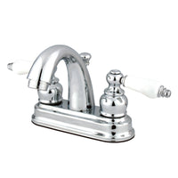 Thumbnail for Kingston Brass FB5611PL 4 in. Centerset Bathroom Faucet, Polished Chrome - BNGBath