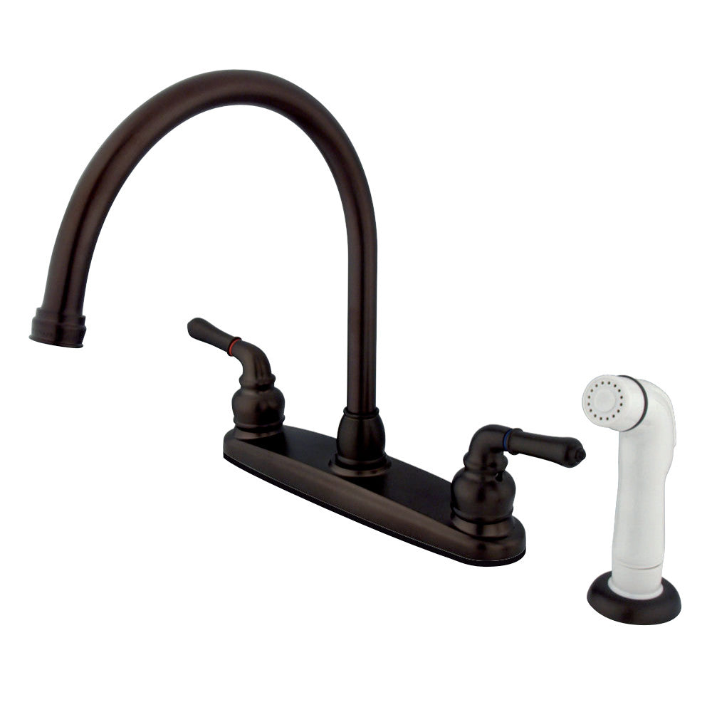 Kingston Brass GKB795 Magellan Centerset Kitchen Faucet, Oil Rubbed Bronze - BNGBath