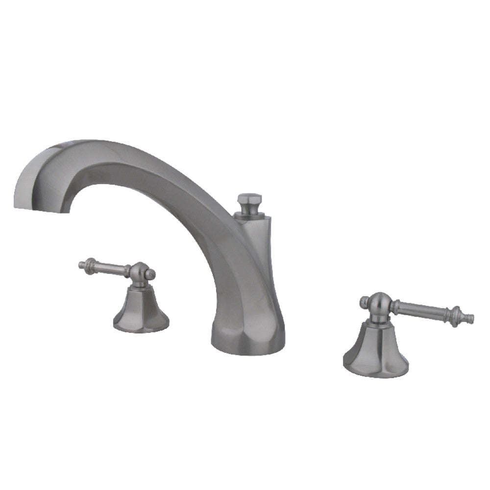 Kingston Brass KS4328TL Metropolitan Roman Tub Faucet, Brushed Nickel - BNGBath