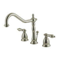 Thumbnail for Kingston Brass KS1998AL 8 in. Widespread Bathroom Faucet, Brushed Nickel - BNGBath