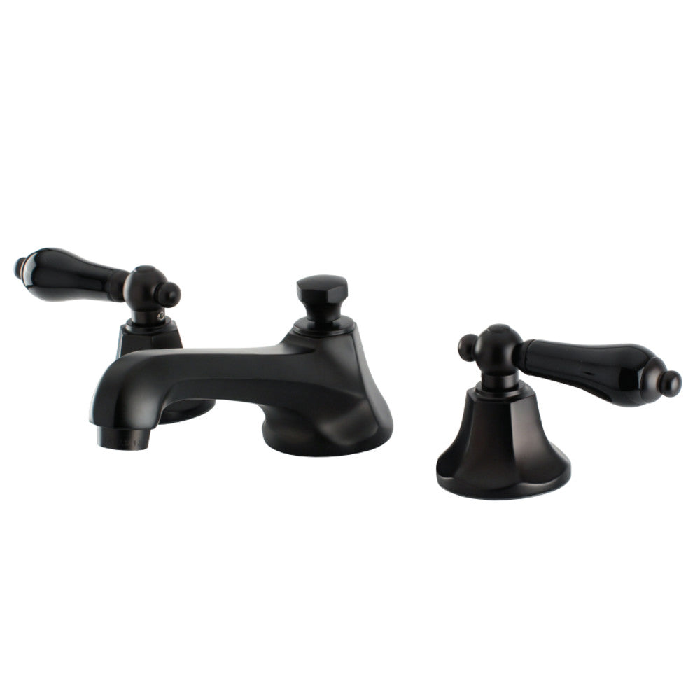 Kingston Brass KS4465PKL Duchess Widespread Bathroom Faucet with Brass Pop-Up, Oil Rubbed Bronze - BNGBath