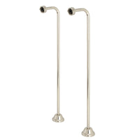 Thumbnail for Kingston Brass CC466 Single Offset Bath Supply, Polished Nickel - BNGBath