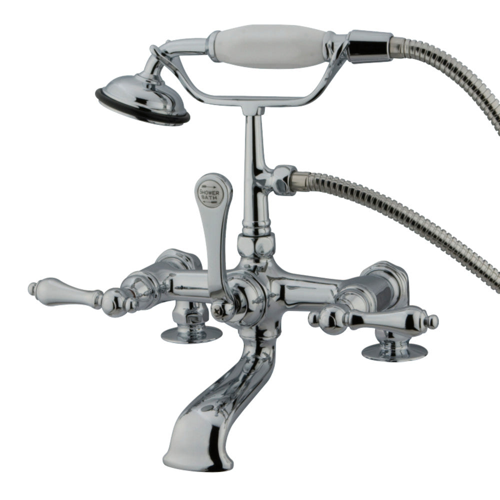 Kingston Brass CC204T1 Vintage 7-Inch Deck Mount Tub Faucet, Polished Chrome - BNGBath