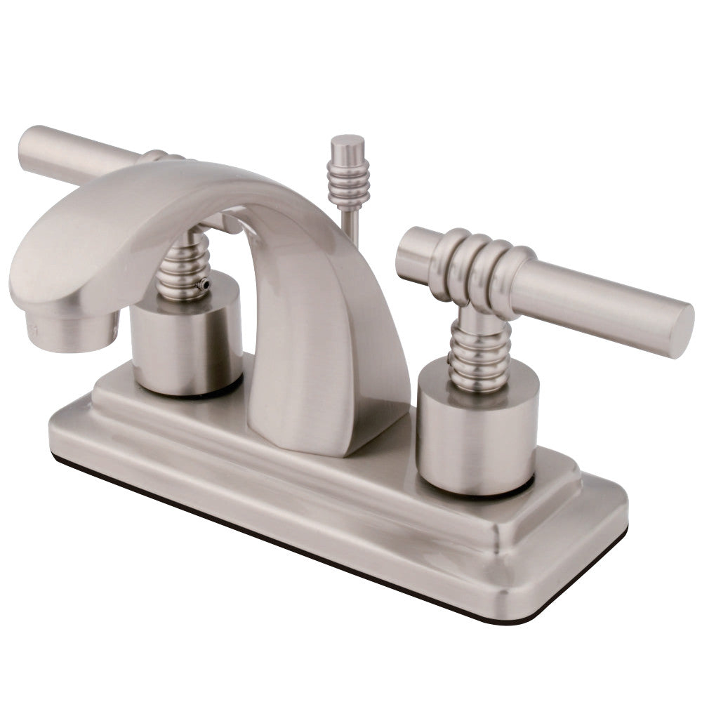 Kingston Brass KS4648ML 4 in. Centerset Bathroom Faucet, Brushed Nickel - BNGBath