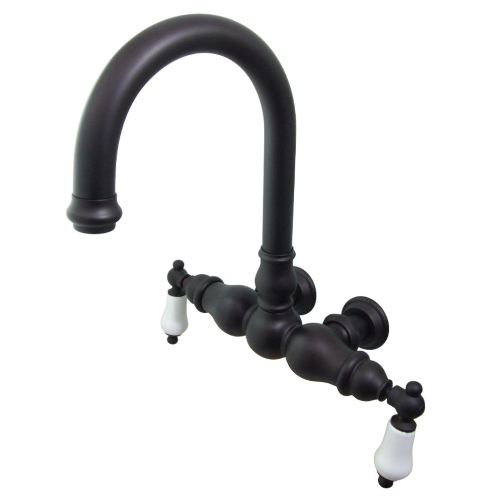 Kingston Brass CC3005T5 Vintage 3-3/8-Inch Wall Mount Tub Faucet, Oil Rubbed Bronze - BNGBath