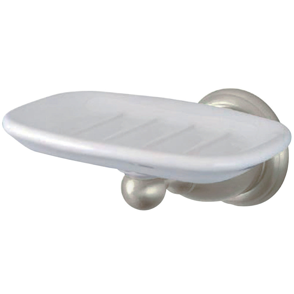 Kingston Brass BA1755SN Heritage Wall-Mount Soap Dish, Brushed Nickel - BNGBath