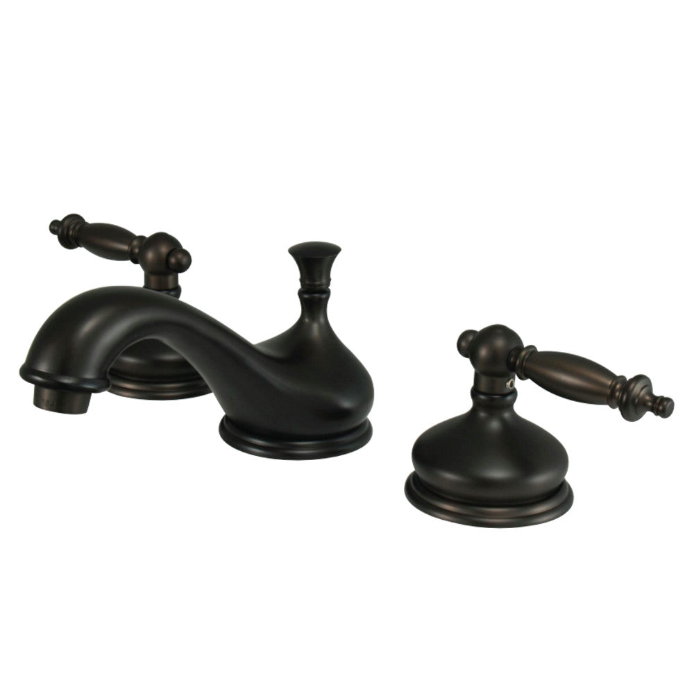 Kingston Brass KS1165TL 8 in. Widespread Bathroom Faucet, Oil Rubbed Bronze - BNGBath