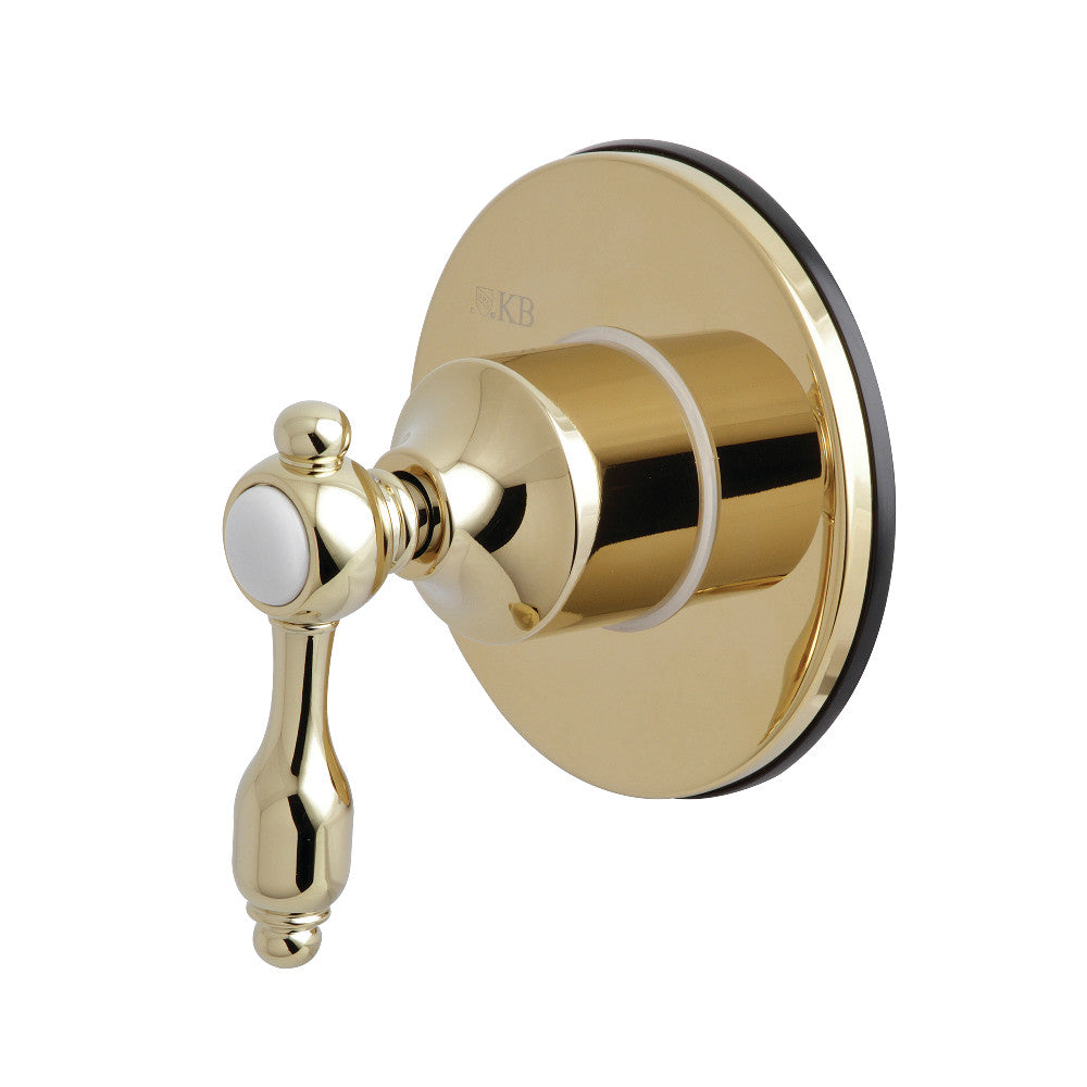 Kingston Brass KS3032TAL Tudor 3-Way Diverter Valve with Trim Kit, Polished Brass - BNGBath